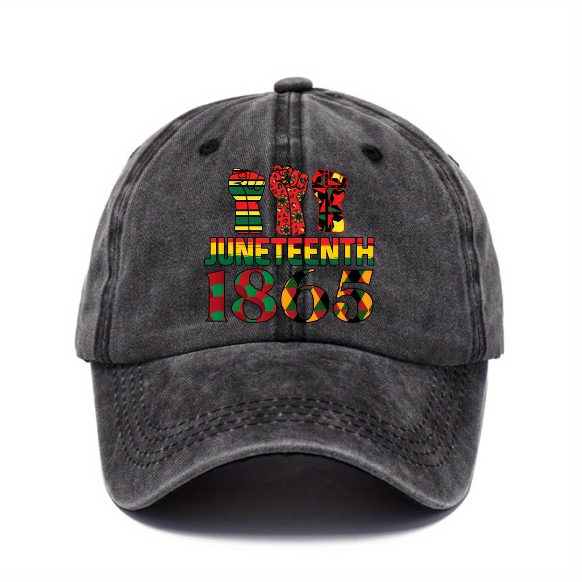 Juneteenth 1865 Fist Baseball Cap Adjustable Polyester Casual Black Adult Headwear One Size
Juneteenth 1865 Fist Baseball Cap Adjustable Polyester Casual Black Adult Headwear One Size