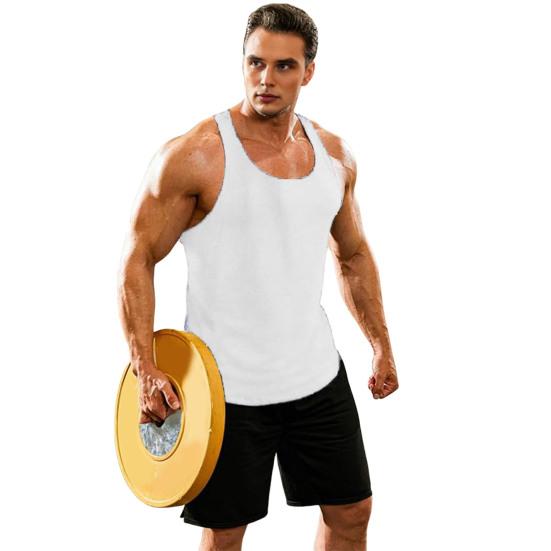 Men Vest Round Neck Sleeveless Pure Color Summer Sport Vest Outdoor Running Fitness Tank Tops Daily Wear S білий
Men Vest Round Neck Sleeveless Pure Color Summer Sport Vest Outdoor Running Fitness Tank Tops Daily Wear S білий