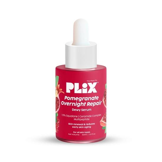 PLIX - THE PLANT FIX Pomegranate Overnight Repair Dewy Serum (30ml) for Ageless Younger Skin | Reduce Fine Lines & Wrinkles | Anti-ageing
PLIX - THE PLANT FIX Pomegranate Overnight Repair Dewy Serum (30ml) for Ageless Younger Skin | Reduce Fine Lines & Wrinkles | Anti-ageing