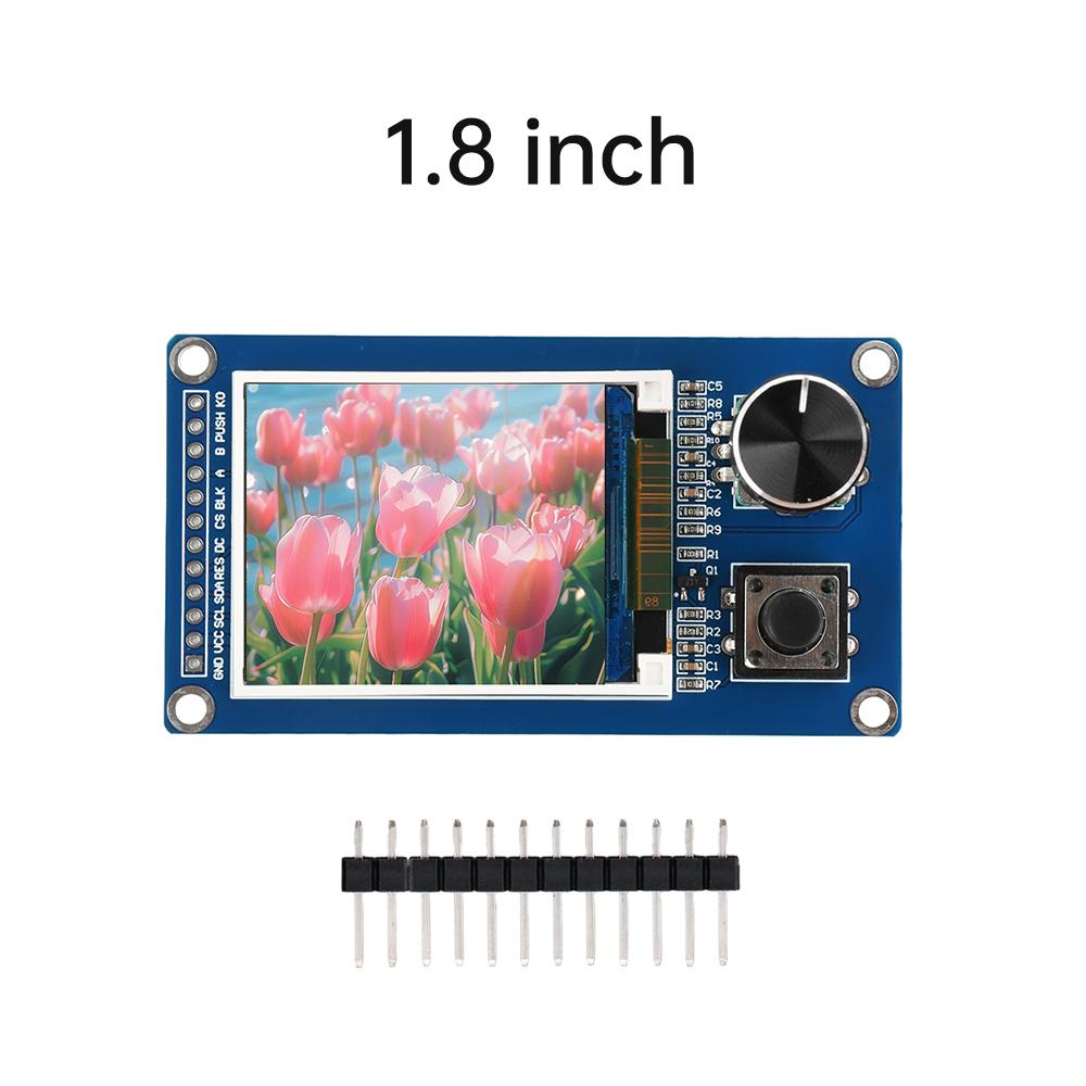 1.8-inch 2.4-inch TFT Display Screen With EC11 Rotary Encoder Combination Module SPI Interface LCD Display Screen for Arduino
1.8-inch 2.4-inch TFT Display Screen With EC11 Rotary Encoder Combination Module SPI Interface LCD Display Screen for Arduino