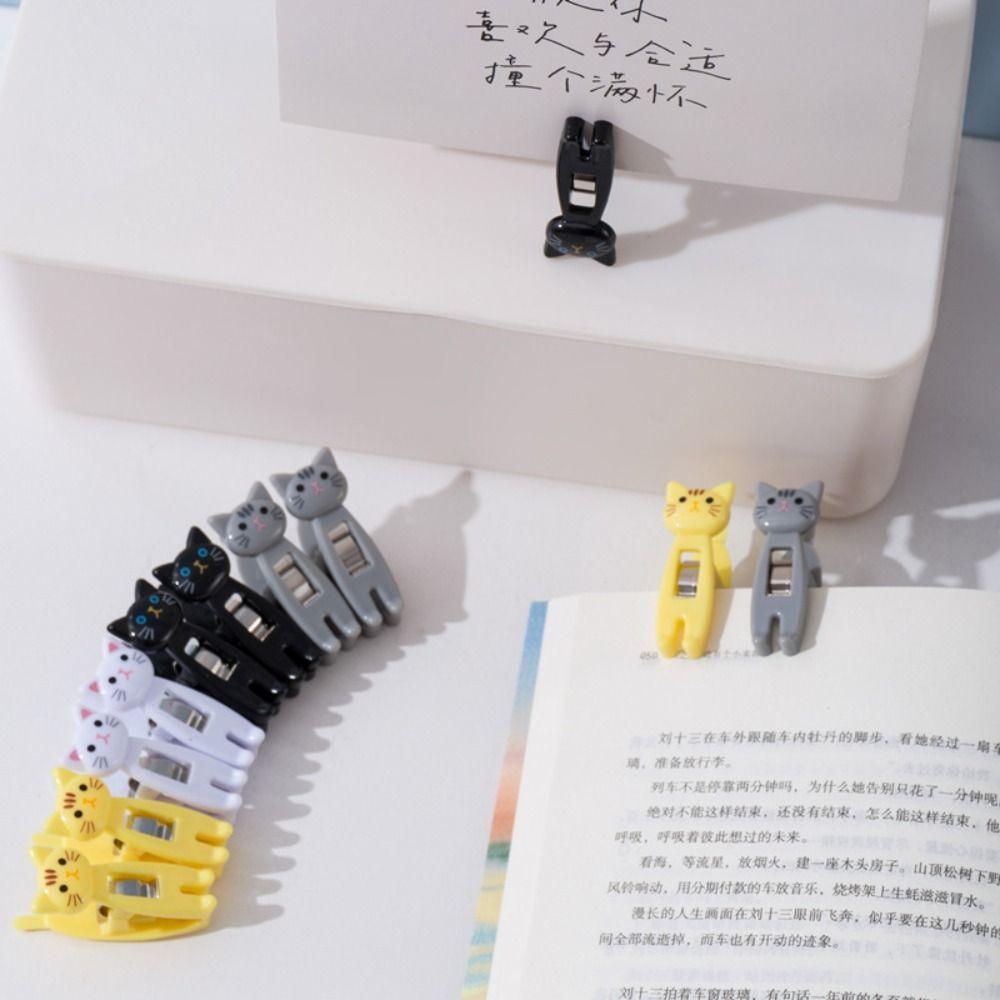 6pcs Desktop Organizer Cat Bookmark Clip Multifunctional Memo Holder Cute File Folder Desk Storage
6pcs Desktop Organizer Cat Bookmark Clip Multifunctional Memo Holder Cute File Folder Desk Storage