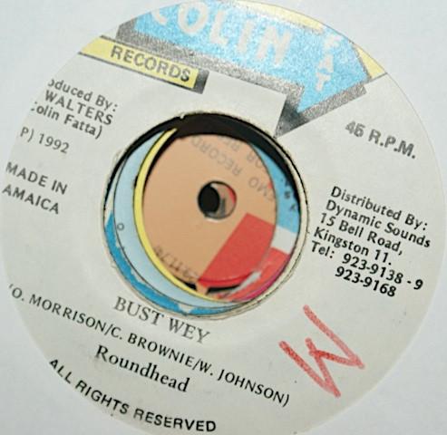7inch Record ROUND HEAD - Bust Wey none Colin Fat Recor 1992 Jamaica Reggae, Ska & Dub Used
7inch Record ROUND HEAD - Bust Wey none Colin Fat Recor 1992 Jamaica Reggae, Ska & Dub Used