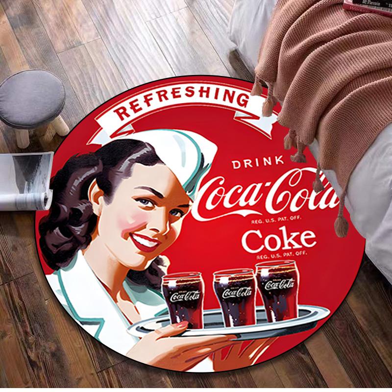 1Pc Coca Cola Circular Print Rug - home decoration Carpet For Living Room Bedroom Flooring Computer Chair Area Rug 80x80cm( 31x31in)
1Pc Coca Cola Circular Print Rug - home decoration Carpet For Living Room Bedroom Flooring Computer Chair Area Rug 80x80cm( 31x31in)