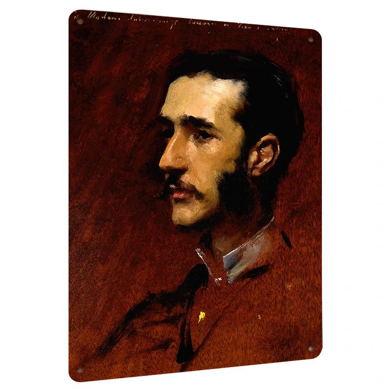 Vintage Oil Painting Style Male Portrait Custom Metal Tin Sign Home Wall Decor Art Hanging Painting 20x30cm(7.8x11.8inch)
Vintage Oil Painting Style Male Portrait Custom Metal Tin Sign Home Wall Decor Art Hanging Painting 20x30cm(7.8x11.8inch)