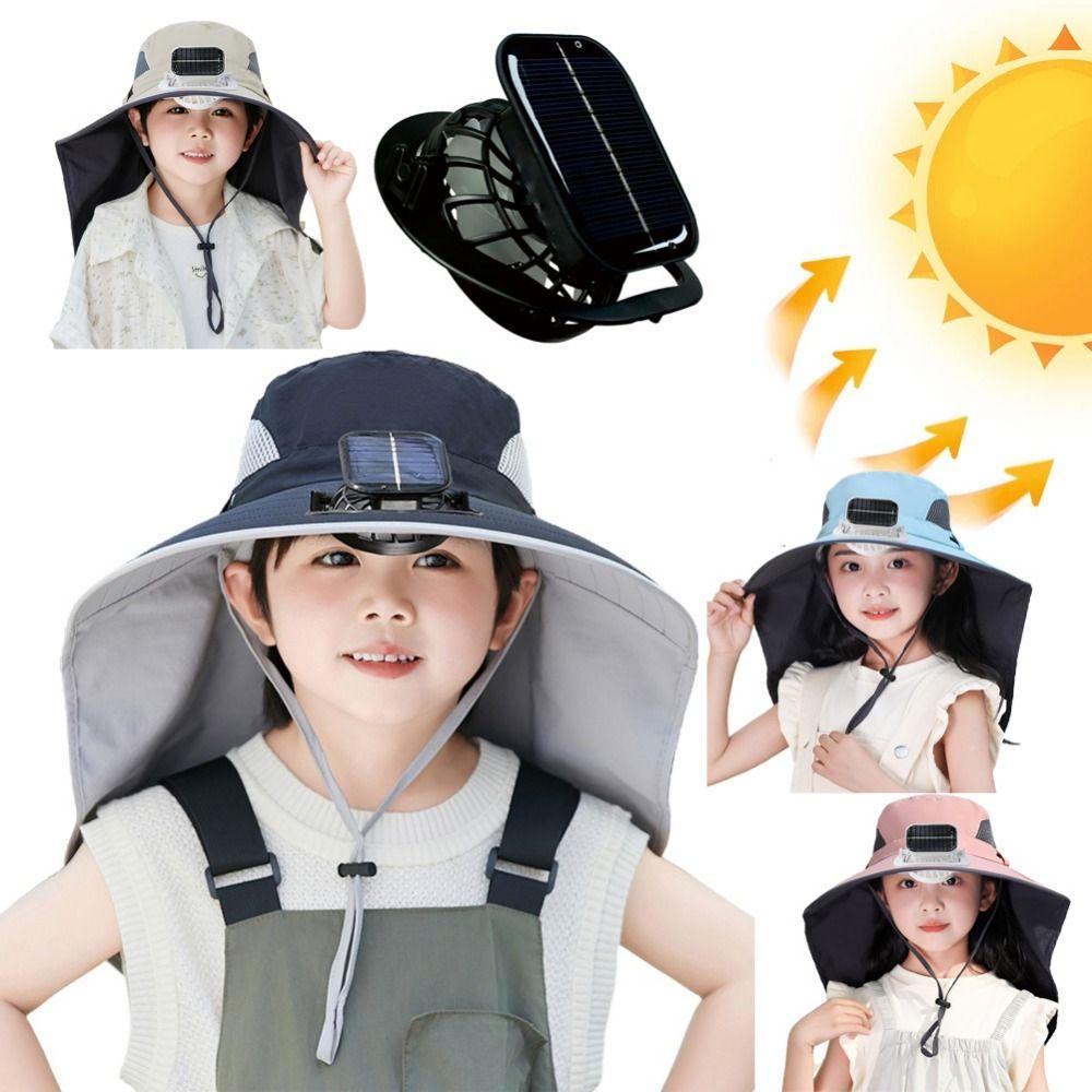 Adjustable Wide Brim Sun Cap USB Charging Sunshade Fan Cap Personal Children s Solar Fan Hat Boys сірий
Adjustable Wide Brim Sun Cap USB Charging Sunshade Fan Cap Personal Children s Solar Fan Hat Boys сірий