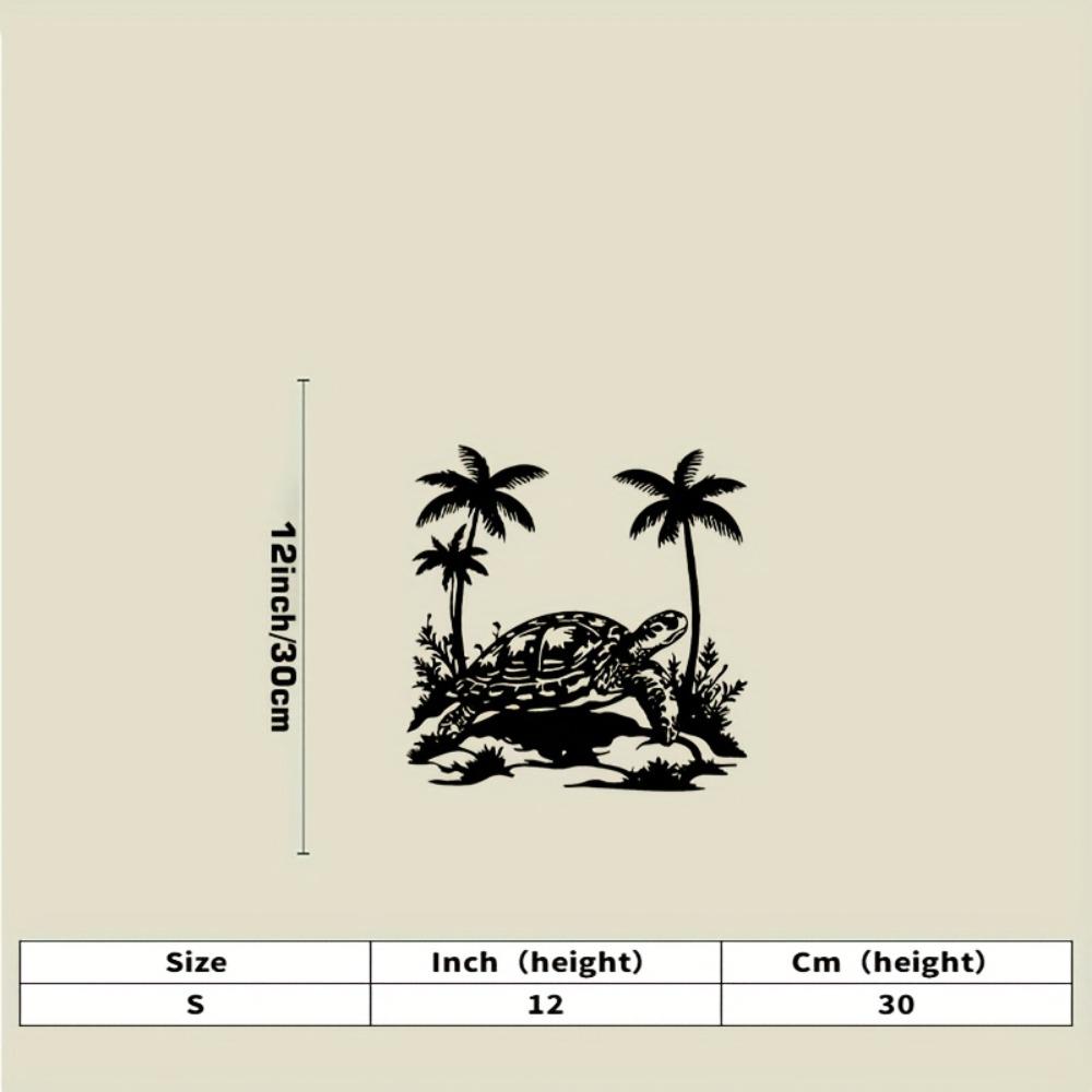 Handmade Black Metal Sea Turtle Wall Art, Ocean Decor with Plants Trees, Marine Life Gift for Christmas Thanksgiving S-30cm/12inch
Handmade Black Metal Sea Turtle Wall Art, Ocean Decor with Plants Trees, Marine Life Gift for Christmas Thanksgiving S-30cm/12inch