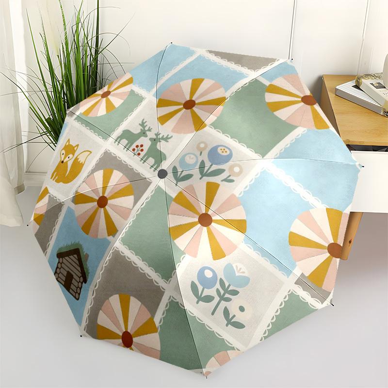 1pc Patchwork Pattern Automatic Opening/Closing Folding Umbrella with 8 Ribs,Windproof Portable Sunshade Umbrella Holiday gift yy260401014
1pc Patchwork Pattern Automatic Opening/Closing Folding Umbrella with 8 Ribs,Windproof Portable Sunshade Umbrella Holiday gift yy260401014