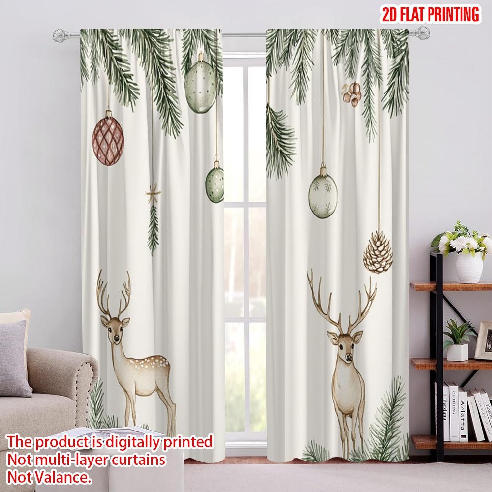 2 шт., 2D плоская печать Шторы Рулонные шторы Рождественские украшения Олень (3) Полиэфирная ткань (без удилища) Универсальный для всего 52.50 × 116.00 cm 2 pcs
2 шт., 2D плоская печать Шторы Рулонные шторы Рождественские украшения Олень (3) Полиэфирная ткань (без удилища) Универсальный для всего 52.50 × 116.00 cm 2 pcs