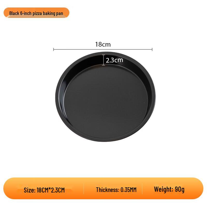 ZISIZ 6-inch Non-stick Pizza & Cake Baking Pan (Set of 5)
ZISIZ 6-inch Non-stick Pizza & Cake Baking Pan (Set of 5)