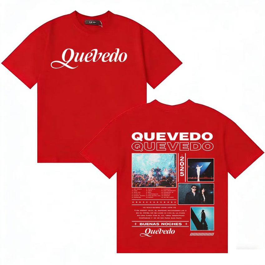 Singer QUEVEDO Buenas Noches 2025 Album Merch T Shrit Unisex Women Fashion Casual Tees Double Sided Print Short Sleeves Streetwear S
Singer QUEVEDO Buenas Noches 2025 Album Merch T Shrit Unisex Women Fashion Casual Tees Double Sided Print Short Sleeves Streetwear S