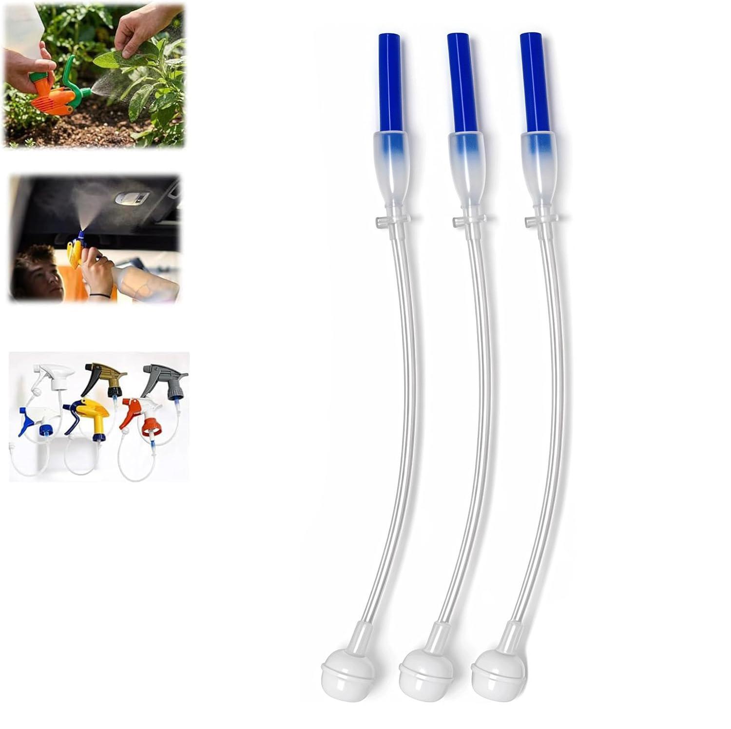 360 Degree Spray Bottle Adapter Flexible Replacement Tube Set for Continuous Fine Mist Sprayer Compatible with Most Standard Spray Bottles One Size
360 Degree Spray Bottle Adapter Flexible Replacement Tube Set for Continuous Fine Mist Sprayer Compatible with Most Standard Spray Bottles One Size
