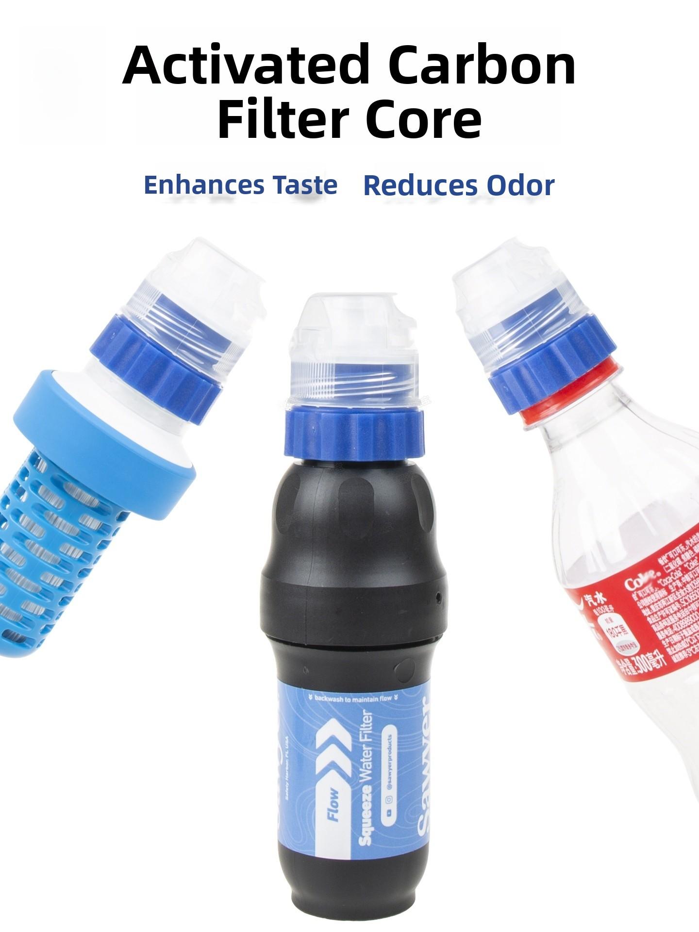 Outdoor Water Purifier Bottle Sawyer Katadyn Carbon Filter Core Emergency Spare Part for Hiking Camping Traveling Two activated carbon
Outdoor Water Purifier Bottle Sawyer Katadyn Carbon Filter Core Emergency Spare Part for Hiking Camping Traveling Two activated carbon