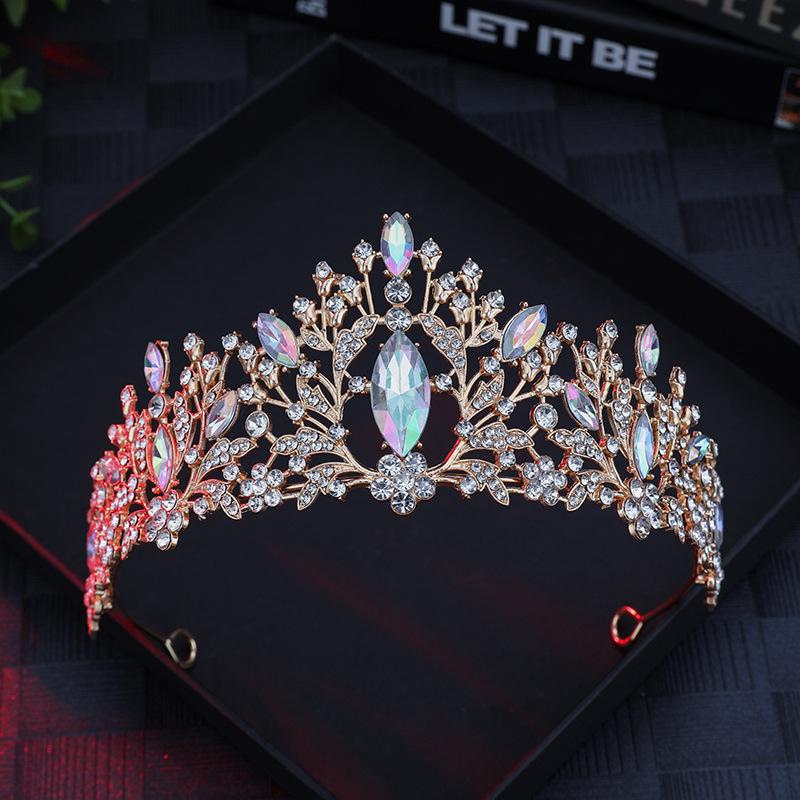 Hair Bands Birthday Headwear Bride s Crown High End Luxurious and Grand Wedding Birthday Party Colorful Diamond Crown
Hair Bands Birthday Headwear Bride s Crown High End Luxurious and Grand Wedding Birthday Party Colorful Diamond Crown