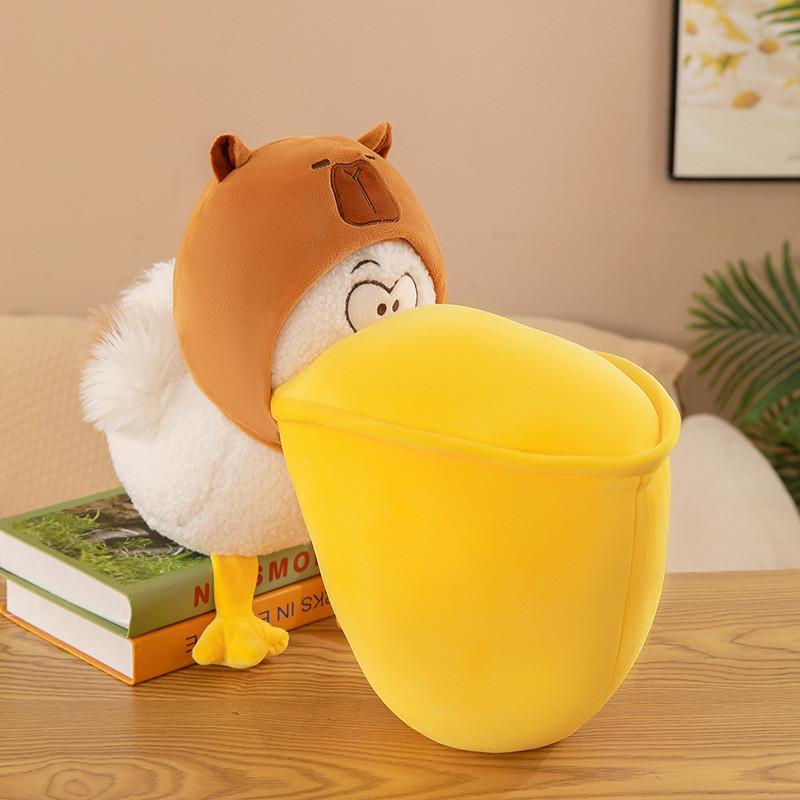Adorable Large Mouth Pelican Plush Toy Soft Stuffed Animal Doll For Children With Hat Hat Style,30cm
Adorable Large Mouth Pelican Plush Toy Soft Stuffed Animal Doll For Children With Hat Hat Style,30cm