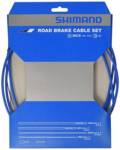 Комплект тросов тормоза Shimano Dura-Ace Road с внутренним проводом с покрытием PTFE, синий
Комплект тросов тормоза Shimano Dura-Ace Road с внутренним проводом с покрытием PTFE, синий