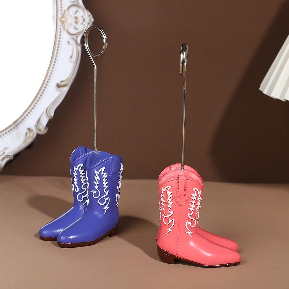 Handmade Boot Photo Clip Cute Note Clamp Stand Colorful Boot Ornament Wedding Anniversary світло-рожевий колір
Handmade Boot Photo Clip Cute Note Clamp Stand Colorful Boot Ornament Wedding Anniversary світло-рожевий колір