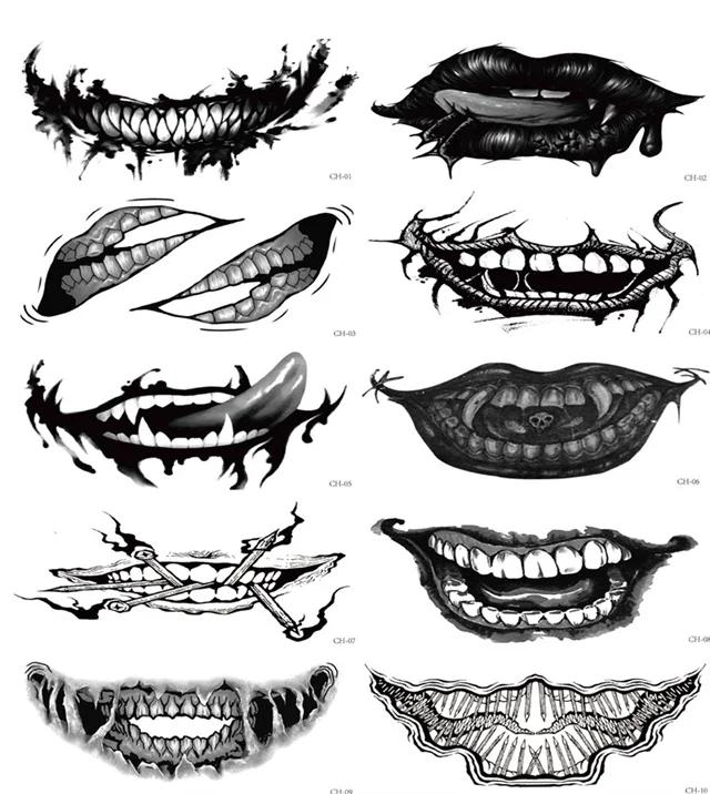 10 Styles Temporary Tatoo Waterproof Fake Tattoo Sticker The Joker Suicide Squad Halloween Tattoos Tatouage Tatto For Men Women
10 Styles Temporary Tatoo Waterproof Fake Tattoo Sticker The Joker Suicide Squad Halloween Tattoos Tatouage Tatto For Men Women