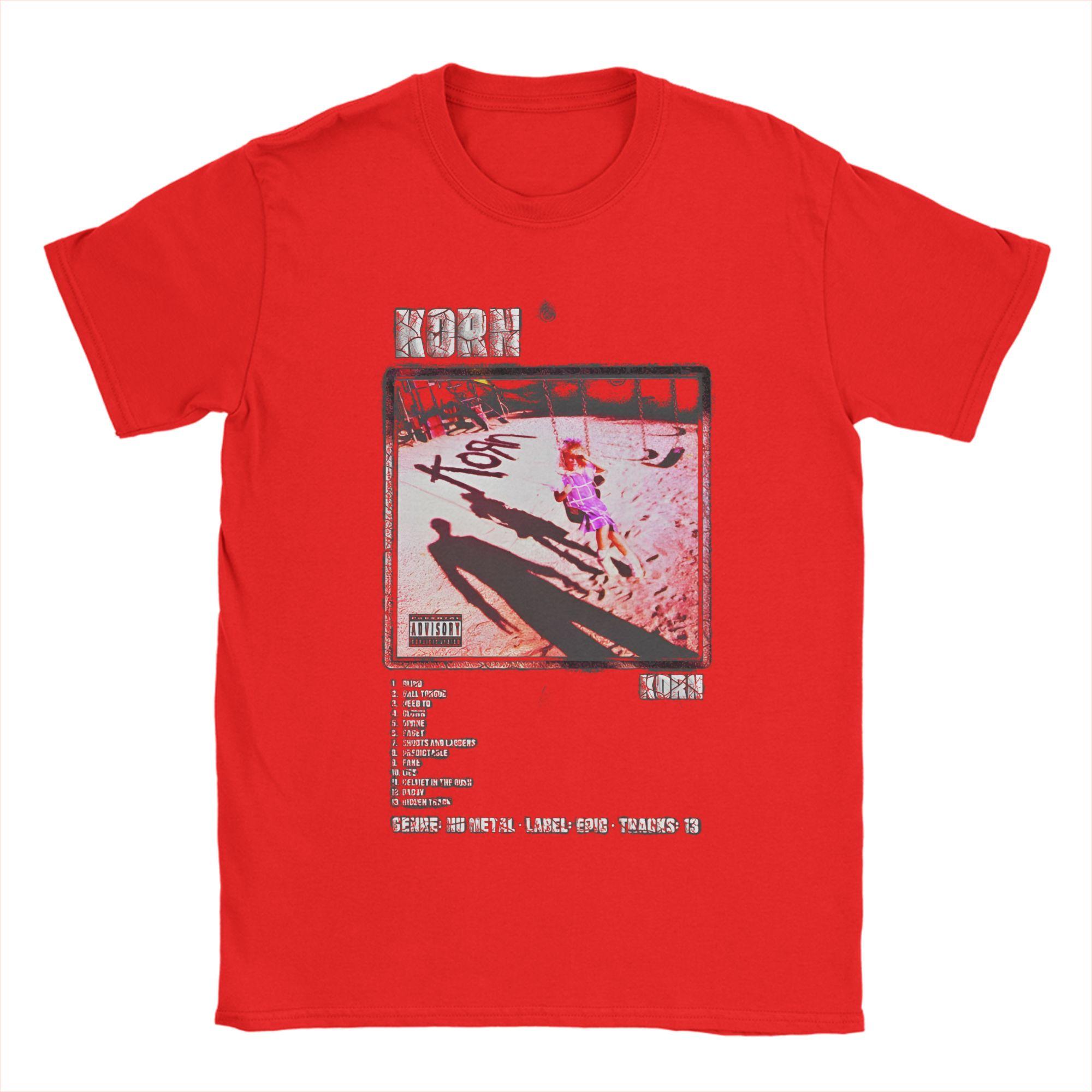 Korn Album Tracklist TShirt Unisex YK Funny T Shirts Summer Crewneck Trending Tees Printed Oversized Clothing S
Korn Album Tracklist TShirt Unisex YK Funny T Shirts Summer Crewneck Trending Tees Printed Oversized Clothing S