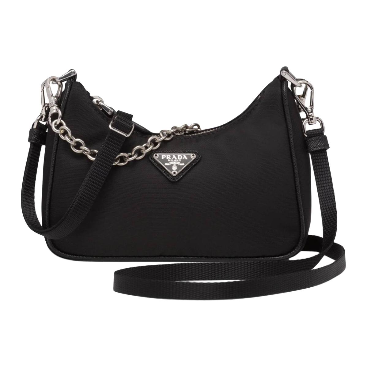 Prada Re-Edition Hobo Сумка через плече з нейлону та шкіри Жіночі сумки Чорна 1TT122-064-F0002 Basic Set (Bag+Dust Bag)
Prada Re-Edition Hobo Сумка через плече з нейлону та шкіри Жіночі сумки Чорна 1TT122-064-F0002 Basic Set (Bag+Dust Bag)