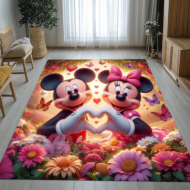 Cartoon Mickey Minnie Mouse Donald Duck Living Room Non-Slip Area Rug Soft Carpet for Bedroom Playroom Sofa,Home Decor Doormat 40x60cm
Cartoon Mickey Minnie Mouse Donald Duck Living Room Non-Slip Area Rug Soft Carpet for Bedroom Playroom Sofa,Home Decor Doormat 40x60cm