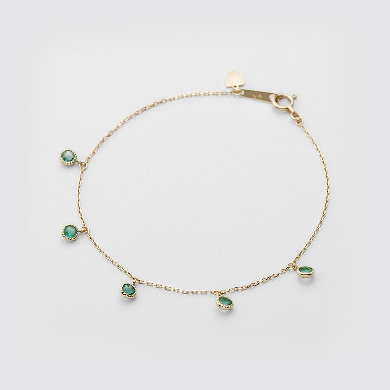 Japanese Retro Light Luxury S925 Silver Green Olive Bracelet (as the picture-7-)-23CM
Japanese Retro Light Luxury S925 Silver Green Olive Bracelet (as the picture-7-)-23CM