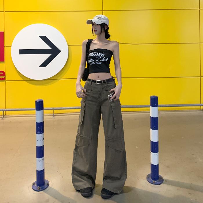 2025 Spring Arrival: Women s Military Green High-Waist Slimming Wide-Leg Work Pants Small
2025 Spring Arrival: Women s Military Green High-Waist Slimming Wide-Leg Work Pants Small