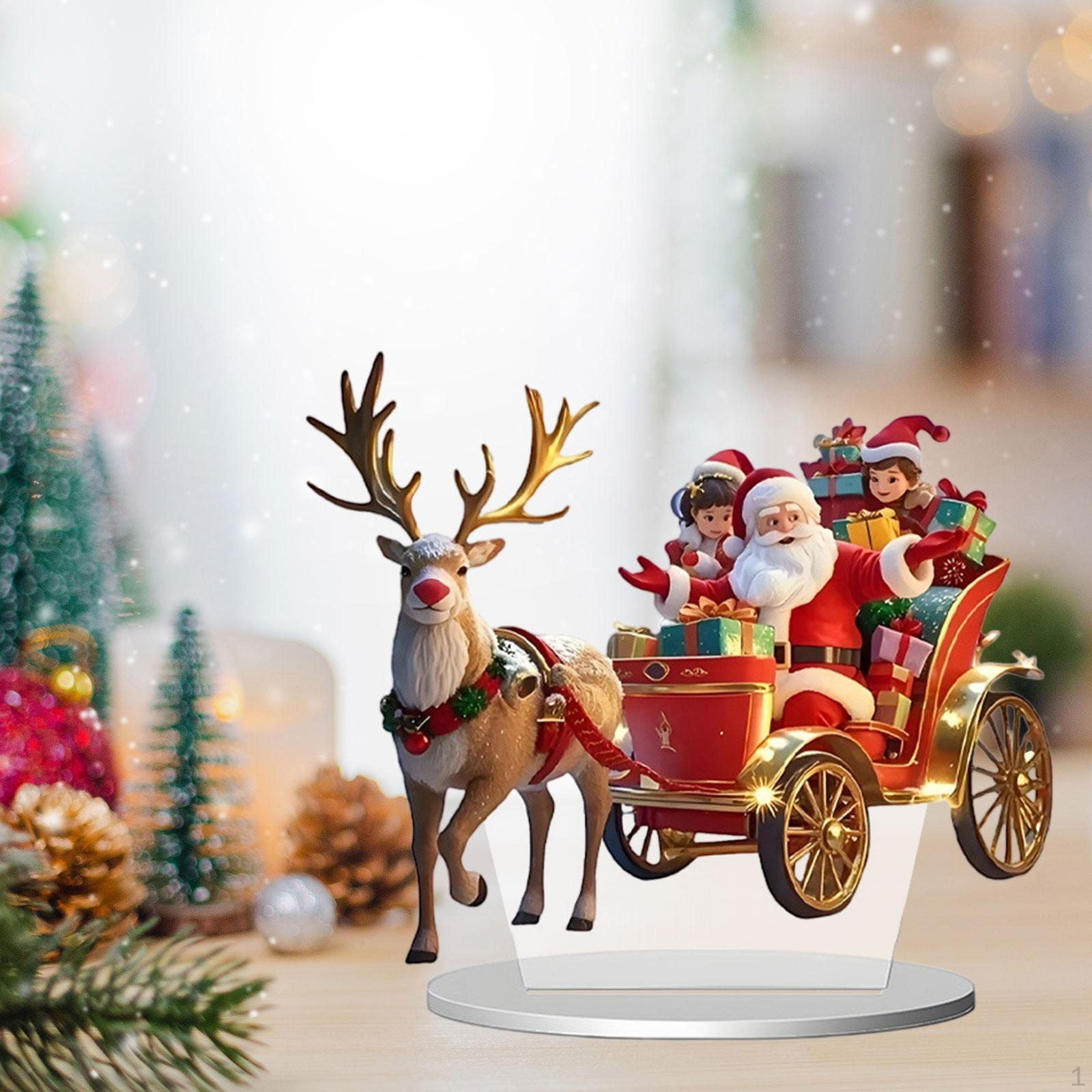 2D Flat Acrylic Christmas Desk Decor with Base Holiday Table Decoration Ornament for
2D Flat Acrylic Christmas Desk Decor with Base Holiday Table Decoration Ornament for