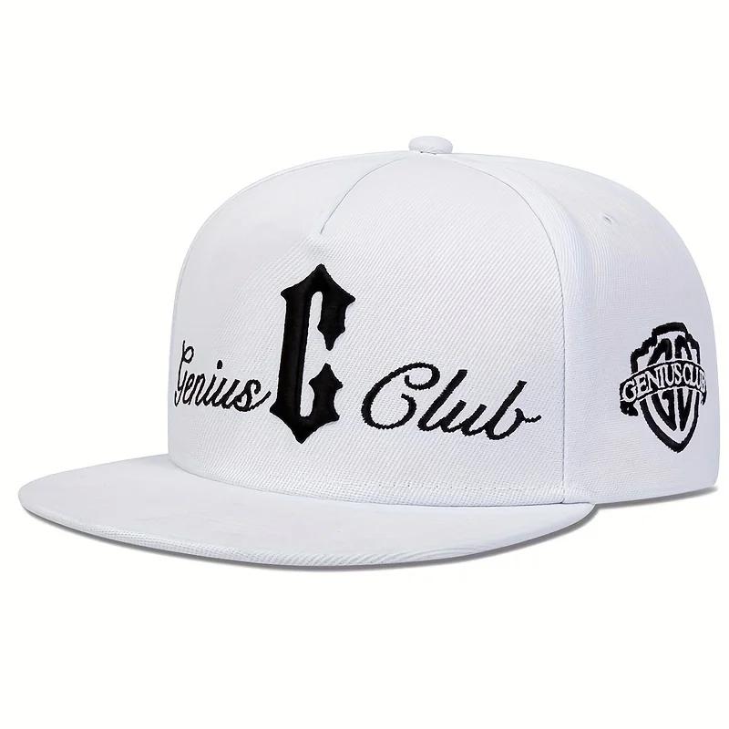 Модная бейсболка с вышивкой буквы C, кепка-snapback с боковой вышивкой Genius Club, регулируемая, спортивная, для отдыха, мужская, женская, головной убор от солнца для улицы
Модная бейсболка с вышивкой буквы C, кепка-snapback с боковой вышивкой Genius Club, регулируемая, спортивная, для отдыха, мужская, женская, головной убор от солнца для улицы