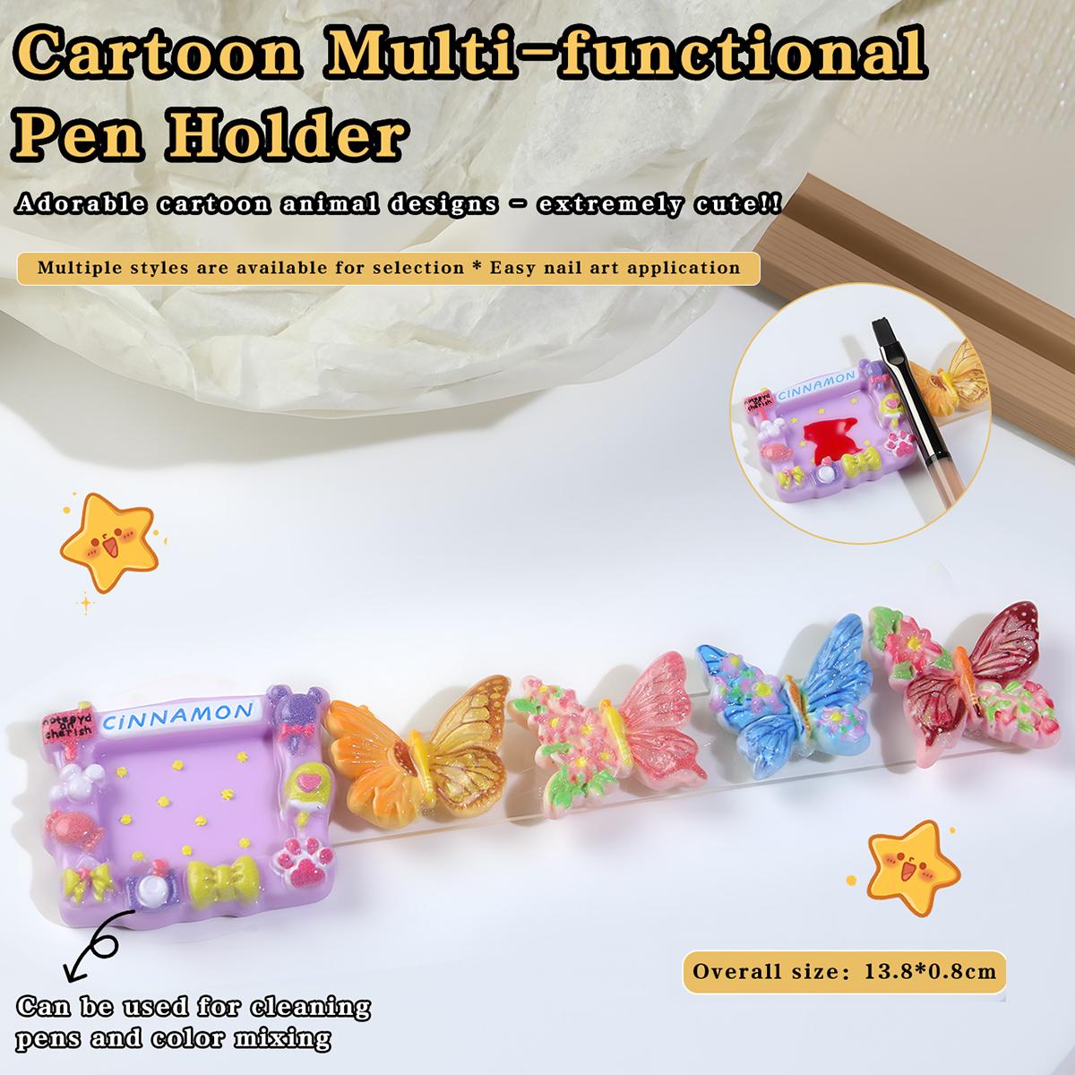 2In1 Mini Cartoon Cat&Butterfly Color Palette Pen Rest Holder Stand Nail Art Mixing Color Drawing Color Palette Manicure Tools
2In1 Mini Cartoon Cat&Butterfly Color Palette Pen Rest Holder Stand Nail Art Mixing Color Drawing Color Palette Manicure Tools