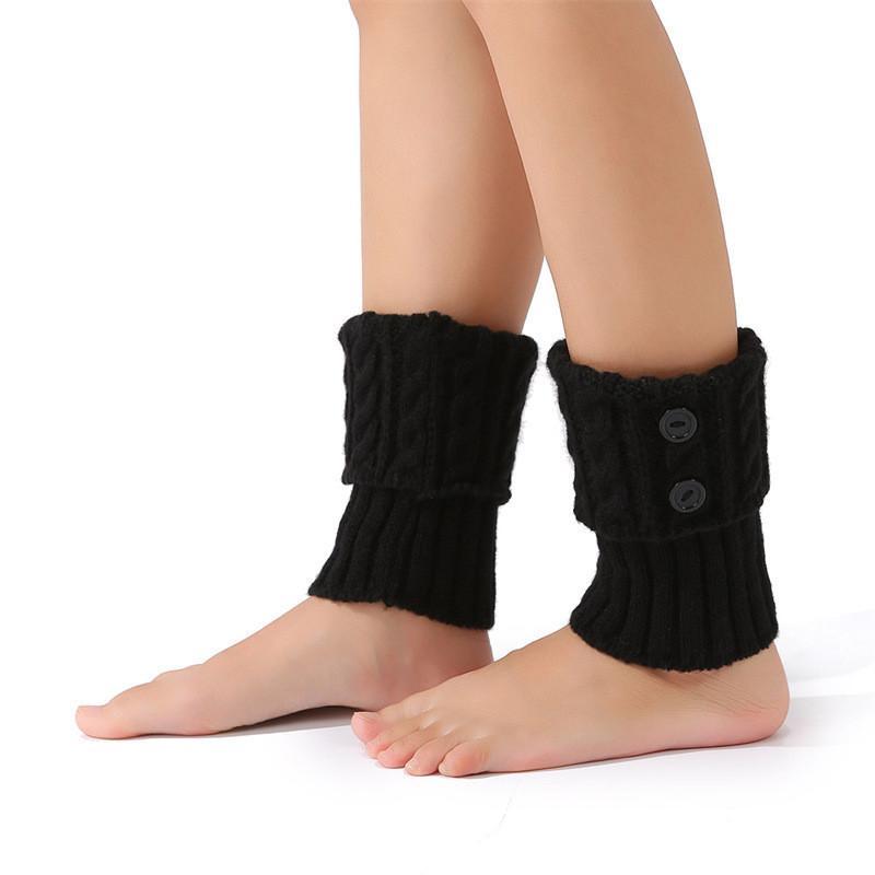 Новые шерстяные теплые сапоги из Европы и Америки, чехол для ног, женские осенние и зимние вязаные жареные переплетения, пуговицы, короткая защита для ног, защита для колен чёрный
Новые шерстяные теплые сапоги из Европы и Америки, чехол для ног, женские осенние и зимние вязаные жареные переплетения, пуговицы, короткая защита для ног, защита для колен чёрный