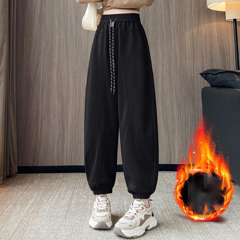 FiveFive утолщенные спортивные штаны женские теплые бархатные шаровары зимние модные брюки-бойфренды с высокой талией зимние брюки L чёрный
FiveFive утолщенные спортивные штаны женские теплые бархатные шаровары зимние модные брюки-бойфренды с высокой талией зимние брюки L чёрный