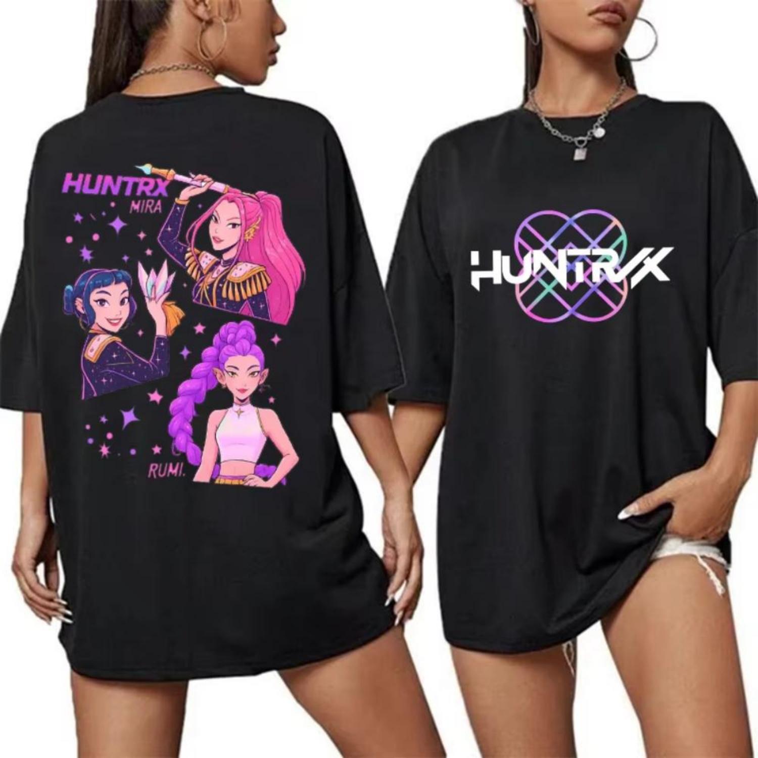 Fashion Unisex T-shirt Kpop Demon Hunters Mira Rumi Zoey Printed Designed Summer Top Tees Women Men Streetwear Harajuku T Shirts XXXXXL чорний
Fashion Unisex T-shirt Kpop Demon Hunters Mira Rumi Zoey Printed Designed Summer Top Tees Women Men Streetwear Harajuku T Shirts XXXXXL чорний