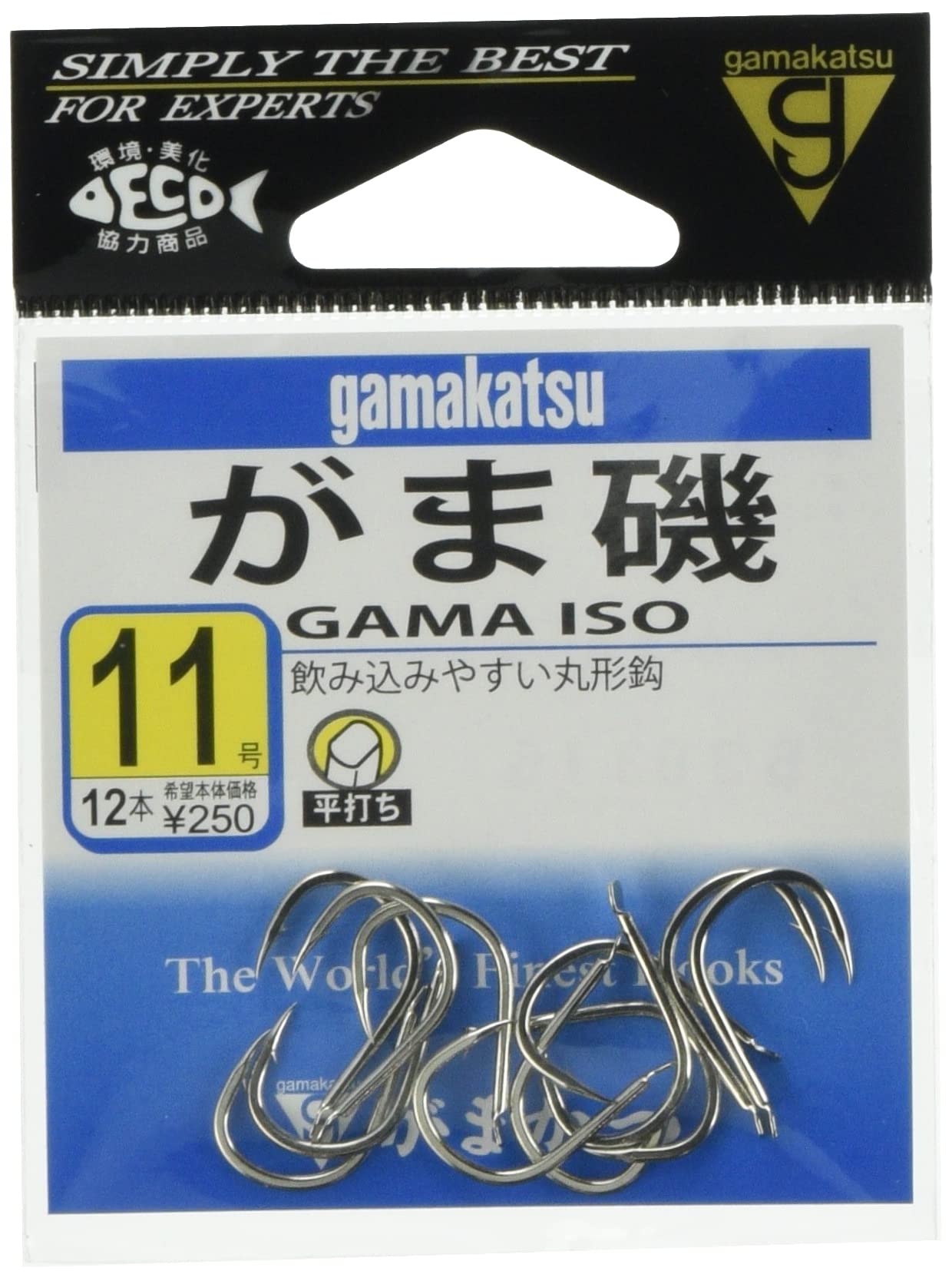 Gamakatsu Gamaiso Hook, White, Size 11 Fishing Hook
Gamakatsu Gamaiso Hook, White, Size 11 Fishing Hook
