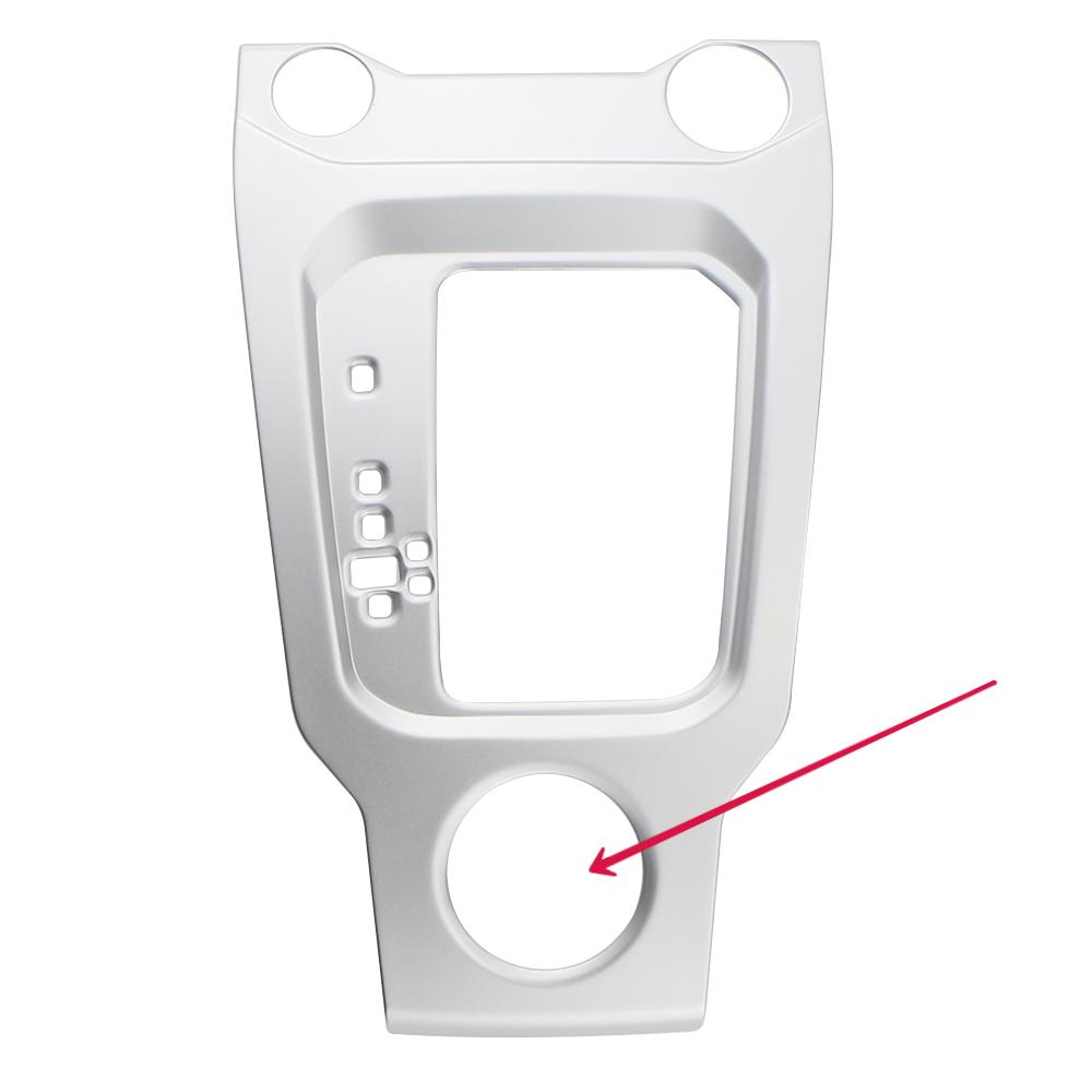 Хромированная автомобильная ручка переключения передач из АБС-пластика, декоративная панель, наклейка, накладка для Volkswagen VW Troc T-roc 2018-2023 with hole sliver
Хромированная автомобильная ручка переключения передач из АБС-пластика, декоративная панель, наклейка, накладка для Volkswagen VW Troc T-roc 2018-2023 with hole sliver