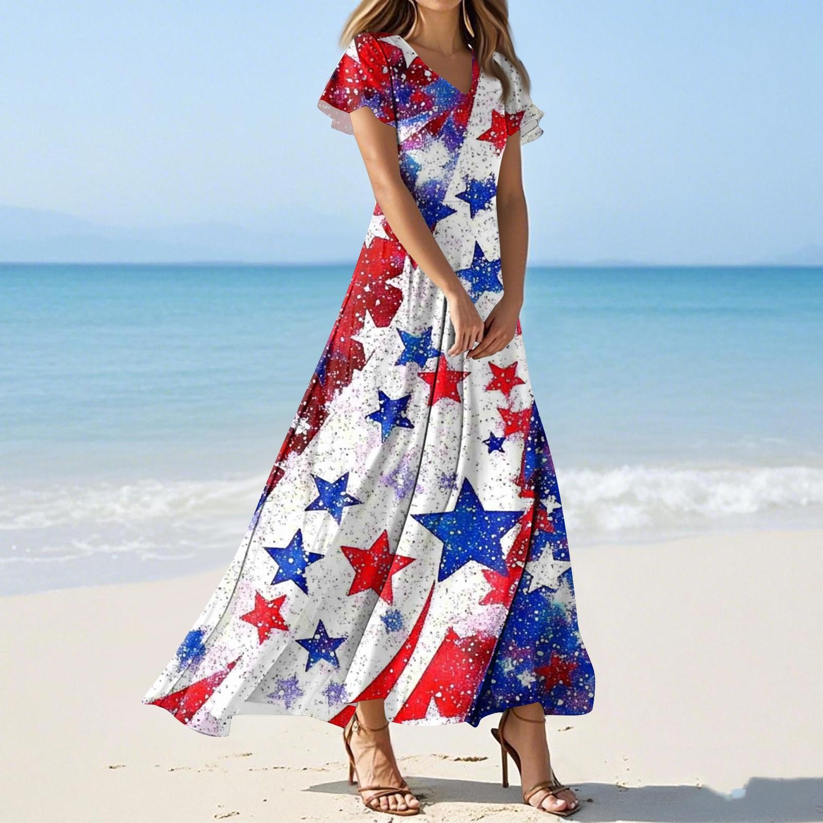 Жіночі літні повсякденні модні однотонні сукні з V-подібним вирізом і короткими рукавами S білий
Жіночі літні повсякденні модні однотонні сукні з V-подібним вирізом і короткими рукавами S білий