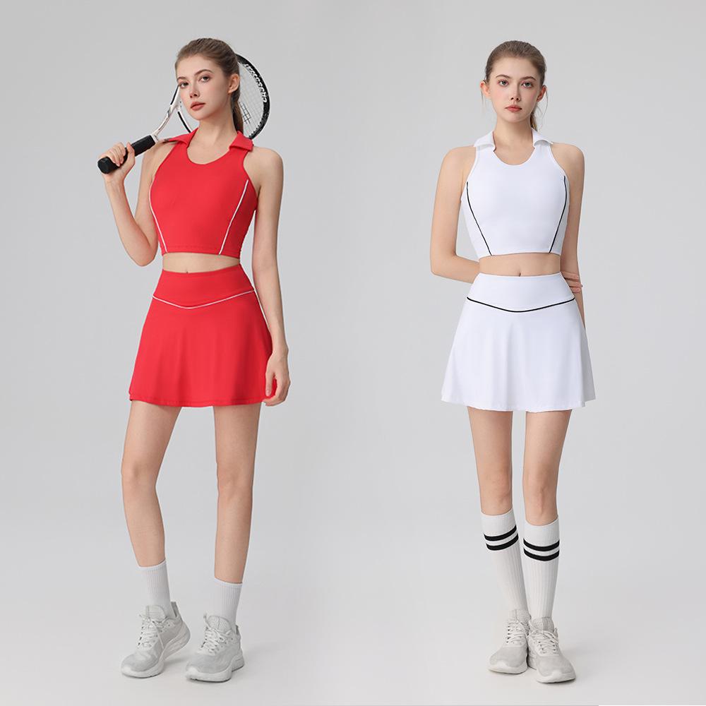 Bingse Colorblock Fitness Set: Sweat-Wicking Yoga Bra & Breathable Tennis Skirt Medium
Bingse Colorblock Fitness Set: Sweat-Wicking Yoga Bra & Breathable Tennis Skirt Medium