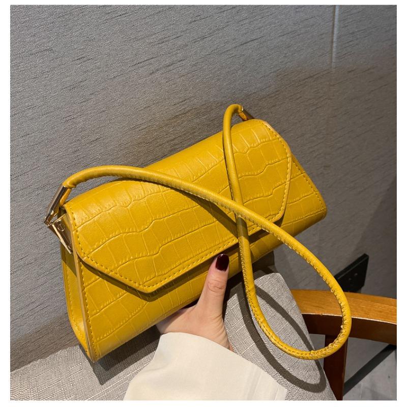 Texture popular small bag new trendy fashion women s bag versatile shoulder underarm bag method stick bag жовтий
Texture popular small bag new trendy fashion women s bag versatile shoulder underarm bag method stick bag жовтий