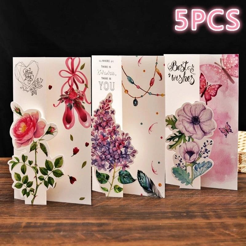 5PCS/ Fine Christmas Greeting Card Creative Bouquet Greeting Cards Message card Blessing Thank You Birthday cards 5pcs
5PCS/ Fine Christmas Greeting Card Creative Bouquet Greeting Cards Message card Blessing Thank You Birthday cards 5pcs