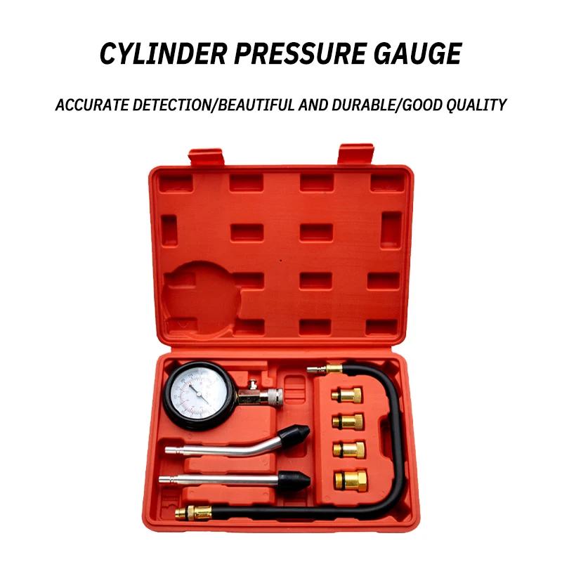 Dual purpose cylinder pressure gauge testing tool for automobiles and motorcycles, multifunctional pressure gauge maintenance an червоний
Dual purpose cylinder pressure gauge testing tool for automobiles and motorcycles, multifunctional pressure gauge maintenance an червоний