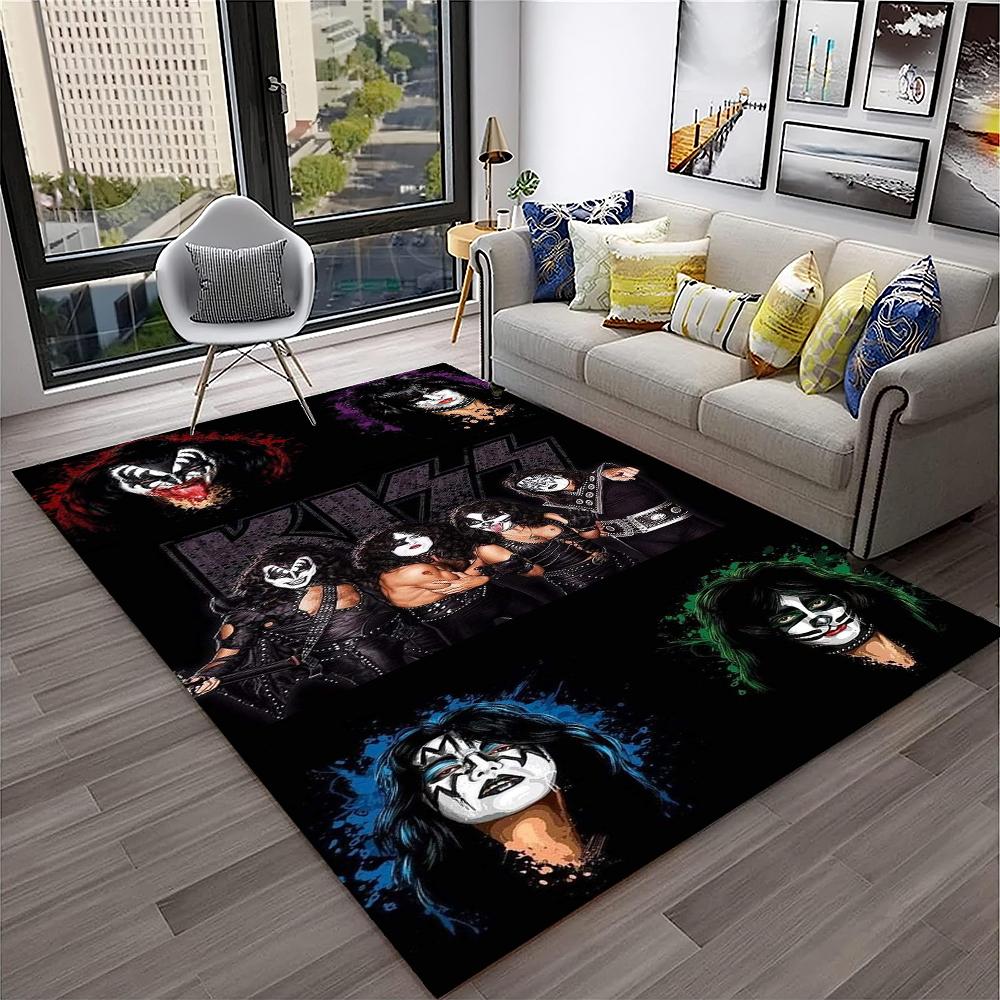 Ретро KISS Rock Band Килимок для дому Вітальня Спальня Ігрова кімната Диван Кухня Декор придверних килимків, Дитячий килимок Нековзкий килимок 200x160cm
Ретро KISS Rock Band Килимок для дому Вітальня Спальня Ігрова кімната Диван Кухня Декор придверних килимків, Дитячий килимок Нековзкий килимок 200x160cm