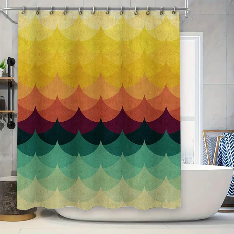 Charming Gradient Shower Curtain with Floral Design Ideal for Bathrooms, Waterproof Fabric Material (Mint Green, Purple Red, Yel 90x180cm
Charming Gradient Shower Curtain with Floral Design Ideal for Bathrooms, Waterproof Fabric Material (Mint Green, Purple Red, Yel 90x180cm