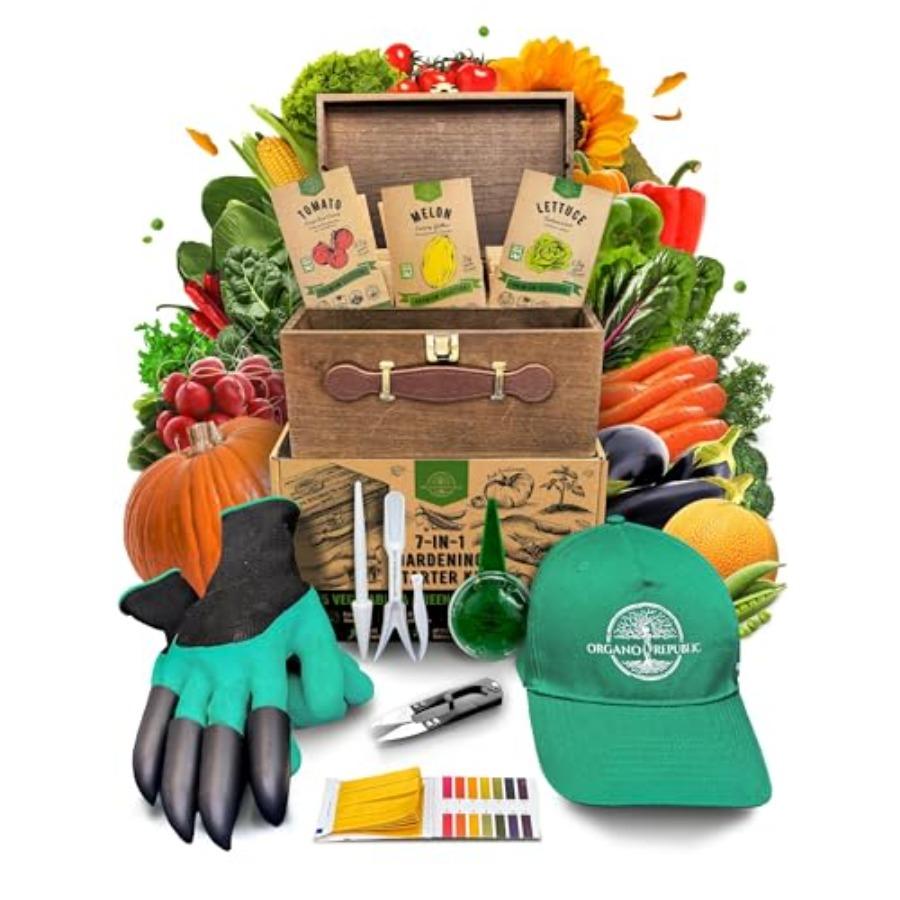 75 Vegetable Greens Seeds Variety Pack Garden Seed Starter Kit - Over 44 700 Non-GMO Heirloom Seeds for Planting Vegetables and United States
75 Vegetable Greens Seeds Variety Pack Garden Seed Starter Kit - Over 44 700 Non-GMO Heirloom Seeds for Planting Vegetables and United States