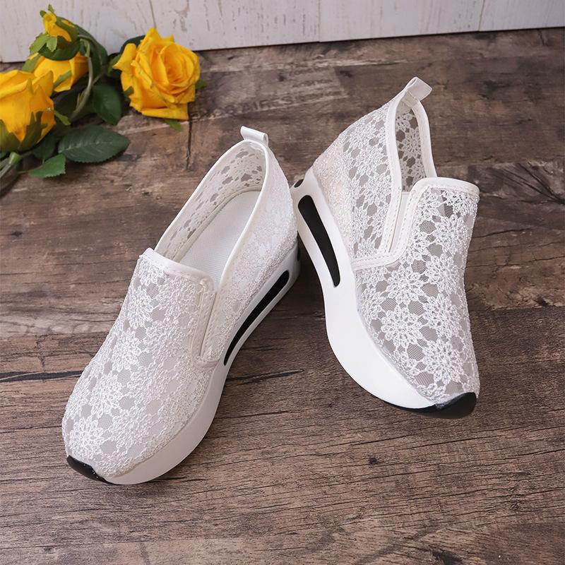 Single shoes women s spring and summer new mesh casual foot cover thick sole wedge heel inner height increase muffin sole women s single shoes 42 білий
Single shoes women s spring and summer new mesh casual foot cover thick sole wedge heel inner height increase muffin sole women s single shoes 42 білий