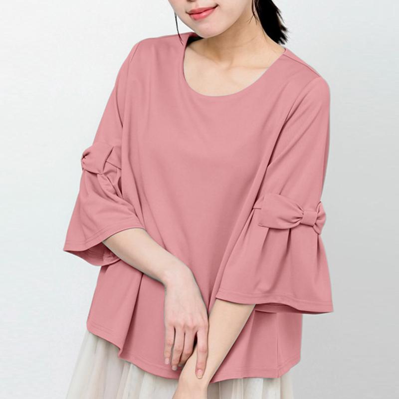 Жіноча повсякденна однотонна вільна блузка з круглим вирізом ZANZEA з рукавом 3/4 S рожевий
Жіноча повсякденна однотонна вільна блузка з круглим вирізом ZANZEA з рукавом 3/4 S рожевий