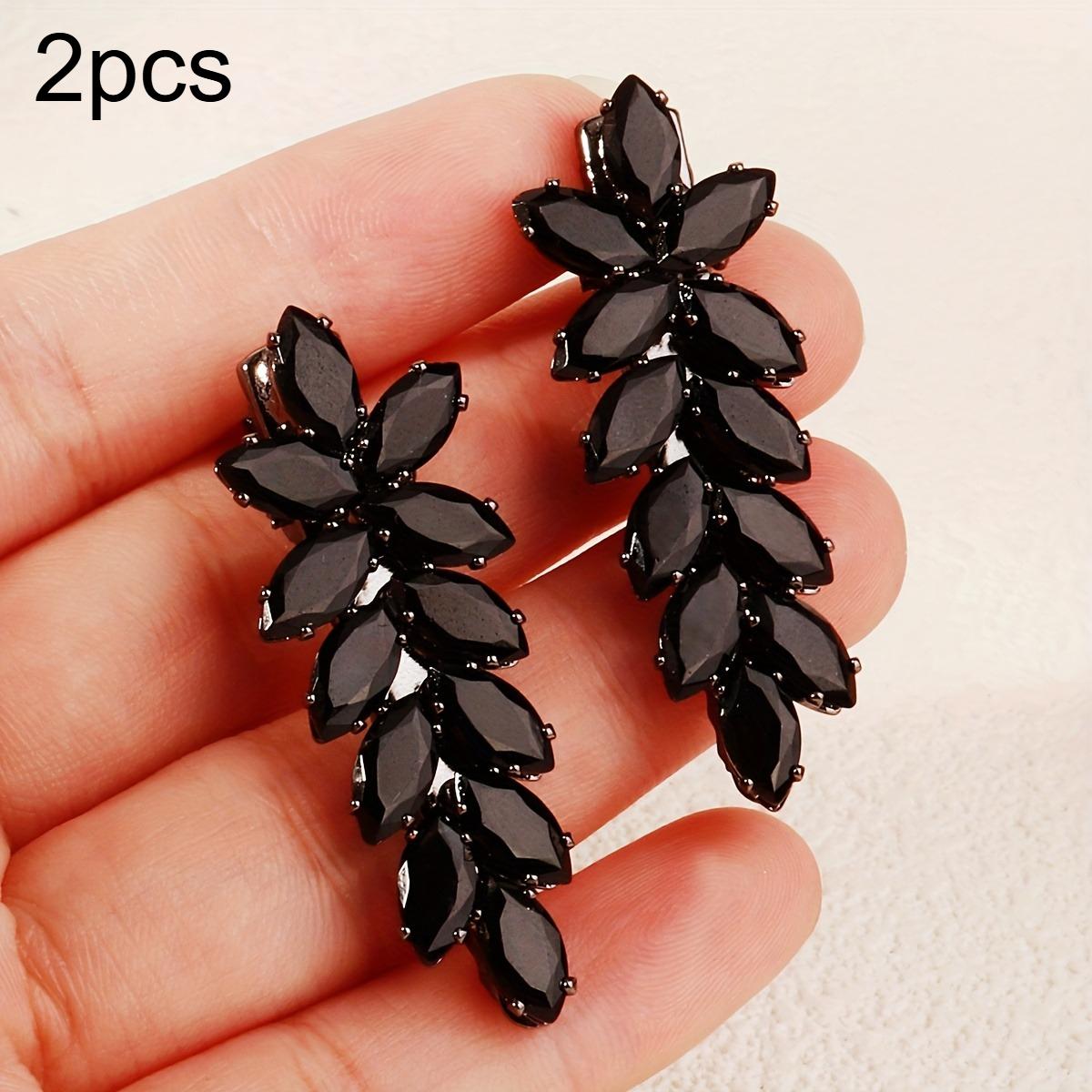 2pcs/Set Elegant Rhinestone Hair Clips | Fashionable and Versatile Additions with Vintage Style and Sparkling Alloy 2pcs чёрный
2pcs/Set Elegant Rhinestone Hair Clips | Fashionable and Versatile Additions with Vintage Style and Sparkling Alloy 2pcs чёрный