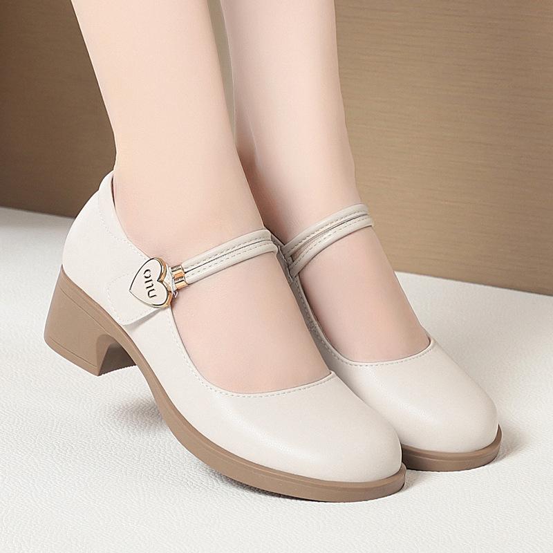 Women s Spring and Autumn Style Genuine Leather Chunky Heel Soft Sole Plus Size Casual Shoes for Middle-Aged and Elderly 42 бежевий
Women s Spring and Autumn Style Genuine Leather Chunky Heel Soft Sole Plus Size Casual Shoes for Middle-Aged and Elderly 42 бежевий
