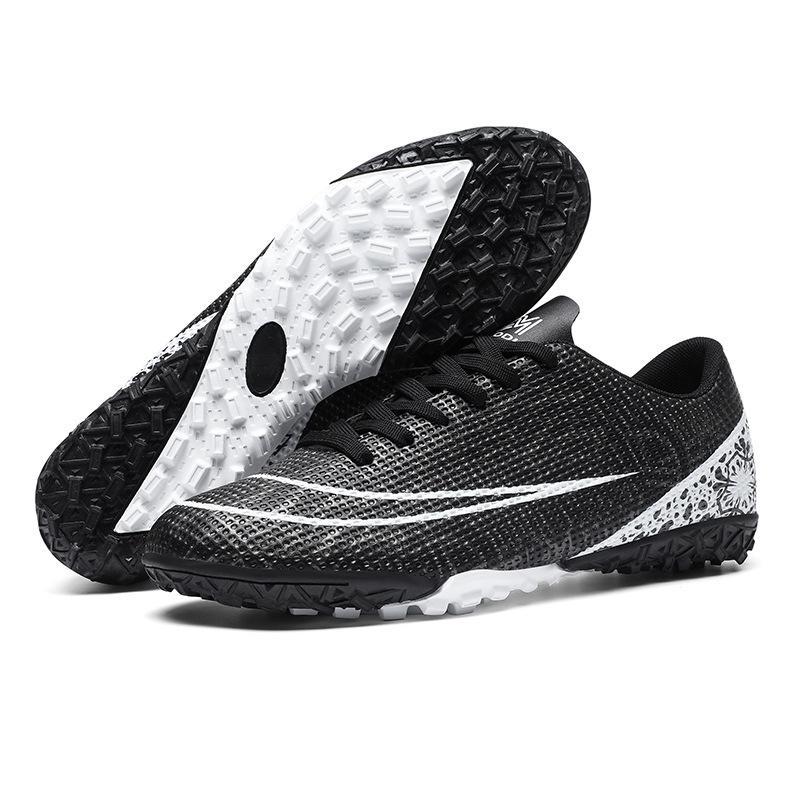 Внешняя торговля новые детские туфли на липучке с длинными шипами, сломанными шипами, детские футбольные бутсы, клеевые шипы, тренировочные C. Роналду, большой размер, обувь из Цзиньцзяна 43