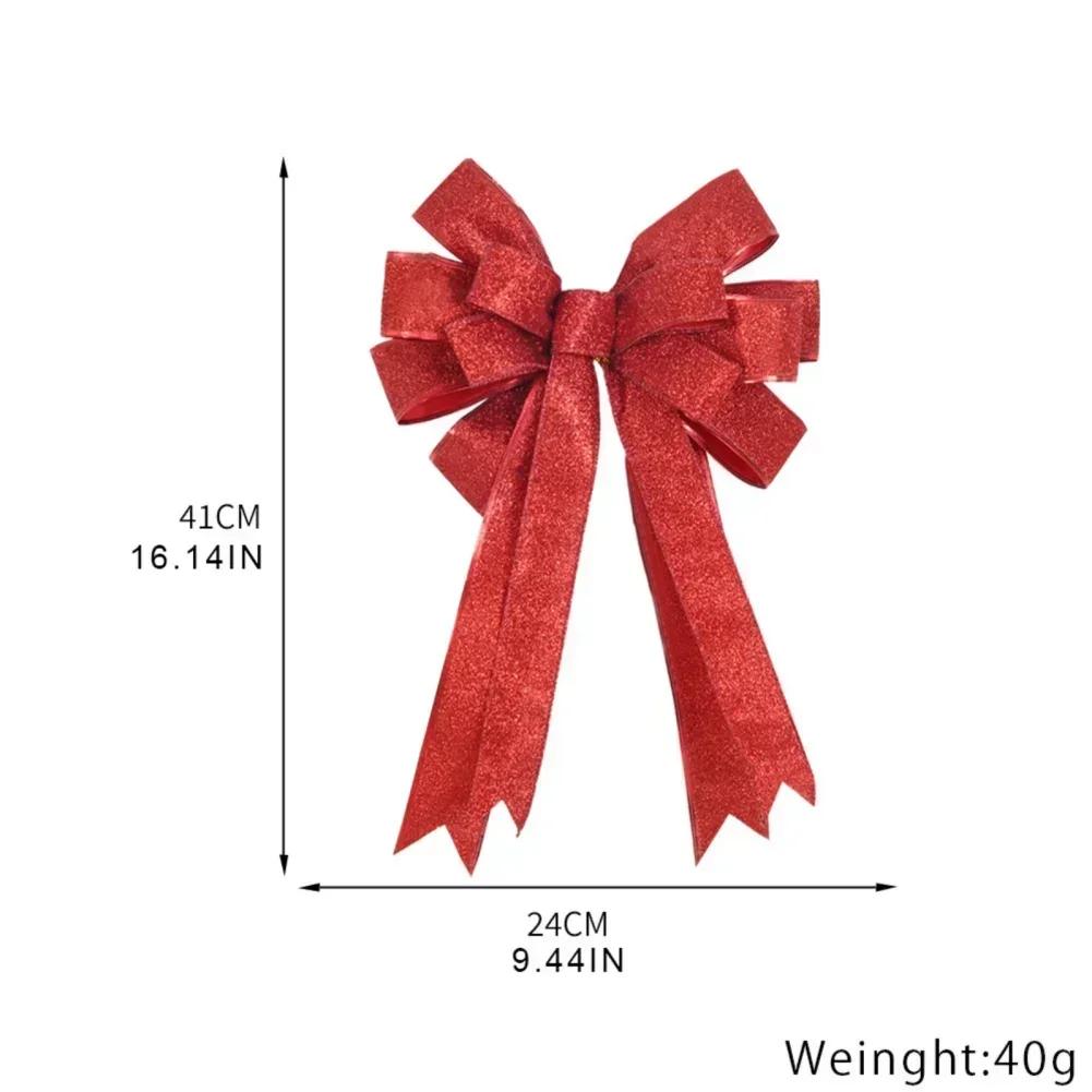 1PC Red Christmas Bows Outdoor Decorations,Large Christmas Tree Topper Bow with Glitter Gold Edge for Xmas Home Front Door Decor 41x24cm
1PC Red Christmas Bows Outdoor Decorations,Large Christmas Tree Topper Bow with Glitter Gold Edge for Xmas Home Front Door Decor 41x24cm