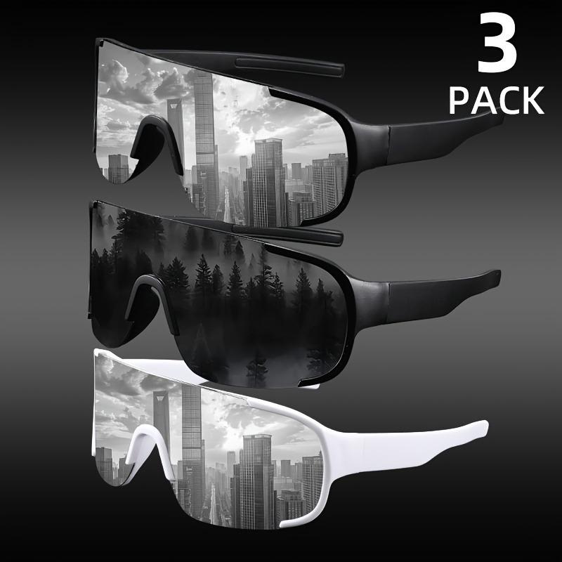 3pcs Fashion Men s and Women s Large Frame UV400 Sunshade and UV Resistant Outdoor Sports Glasses
3pcs Fashion Men s and Women s Large Frame UV400 Sunshade and UV Resistant Outdoor Sports Glasses