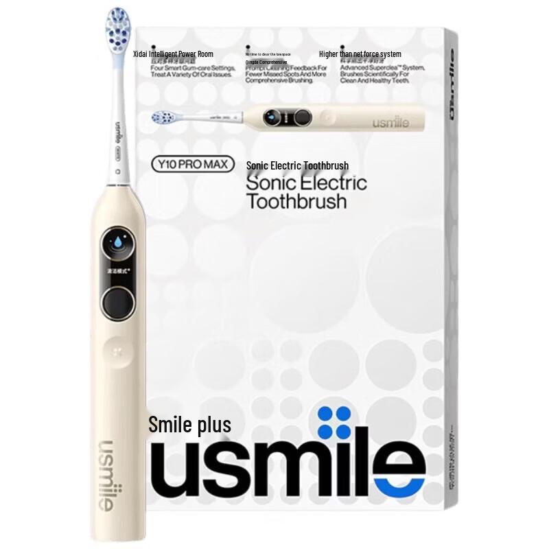 usmile Y10 PRO MAX Smart Sonic Electric Toothbrush CN plug (adapter included)
usmile Y10 PRO MAX Smart Sonic Electric Toothbrush CN plug (adapter included)